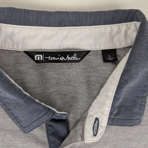 Lot Of 5 Travis Matthew Polo Shirt Mens Size L Large Golf Performance - Picture 3 of 10